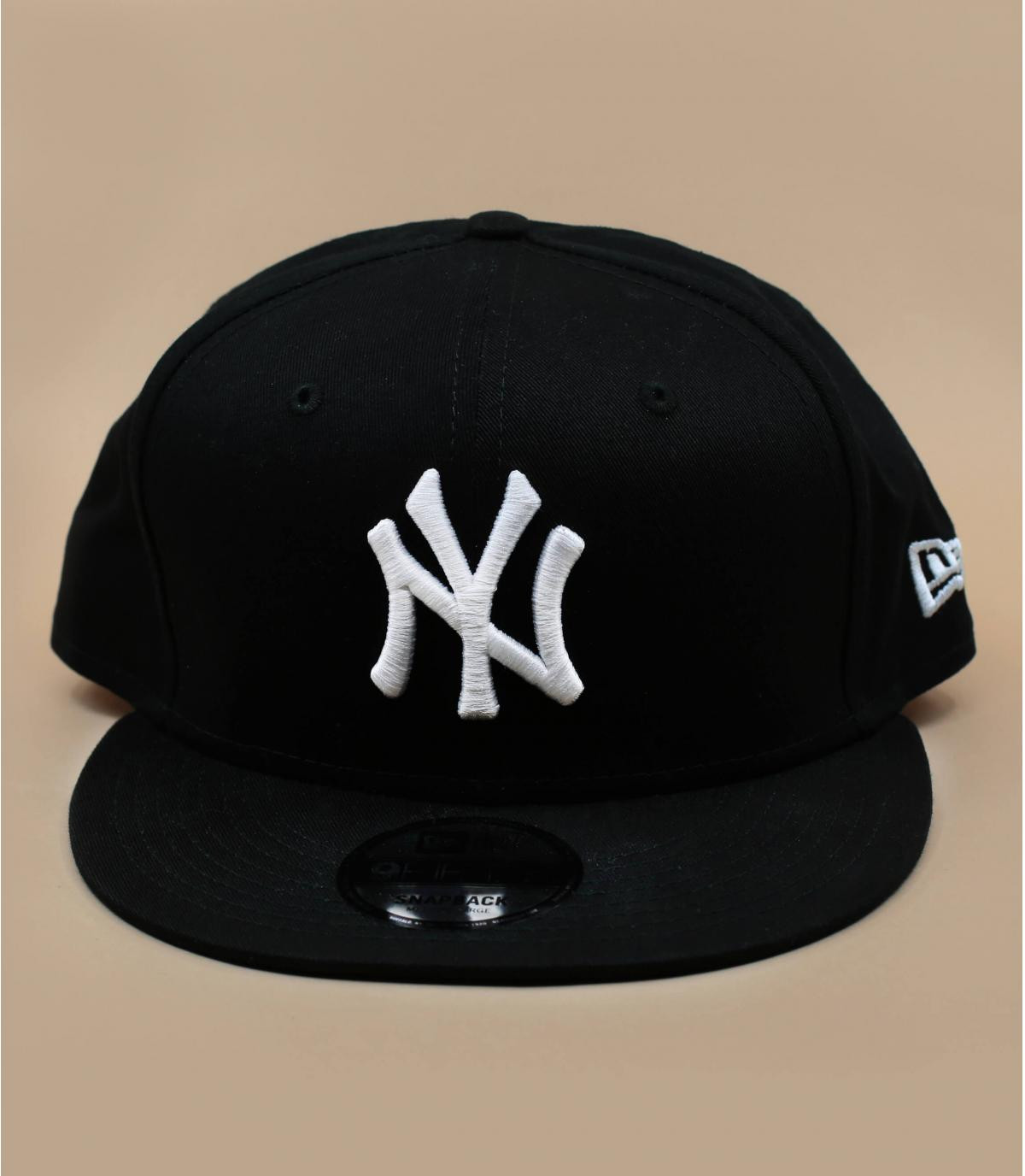 Snapback Cap NY MLB black white New Era